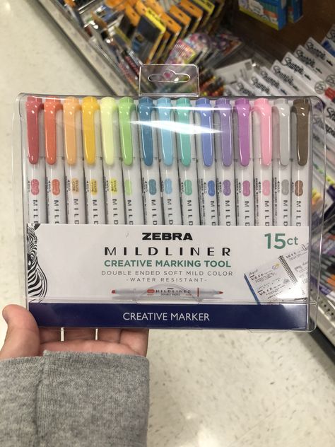 Midliner Pens Aesthetic, Midliner Highlighters, Midliner Markers, Midliner Pens, Stabilo Highlighters, Zebra Highlighter, Highlighter School, Tumblr School, Escuela Diy