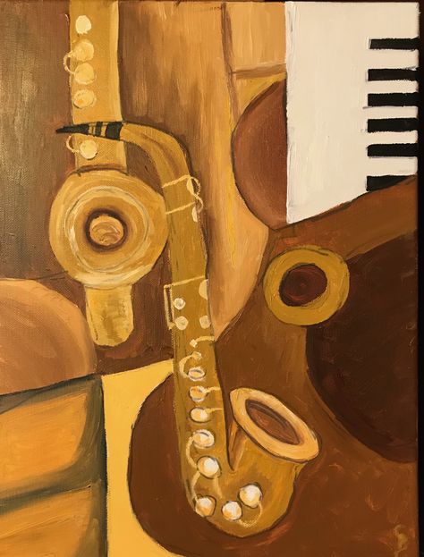 Water mixable oil painting monochromatic abstract of musical instruments on  12”x 16” canvas Monochromatic Oil Painting, Painting Monochromatic, Art Exhibit, Art Exhibition, Musical Instruments, Musical, Oil Painting, Friends Family, Canvas