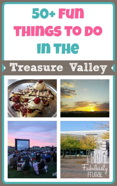 A reader compiled list of more than 50 different things you can do in Boise, Meridian, Eagle, Nampa, and Kuna Idaho.  #summerfun #familyfun #idaho Kuna Idaho, Explore Idaho, Idaho Adventure, Idaho Travel, Green Belt, Boise Idaho, On The Road Again, Free Things To Do, Free Things