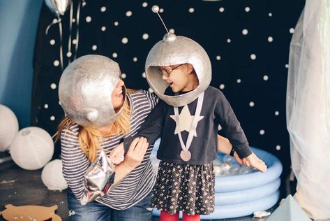 Space Party Quest | CatchMyParty.com Cosmos Birthday Party, Galaxy Birthday Party Ideas, Galaxy Birthday Party, Planet Birthday, Galaxy Birthday, Galaxy Photos, Space Boy, Outer Space Birthday, Space Birthday Party