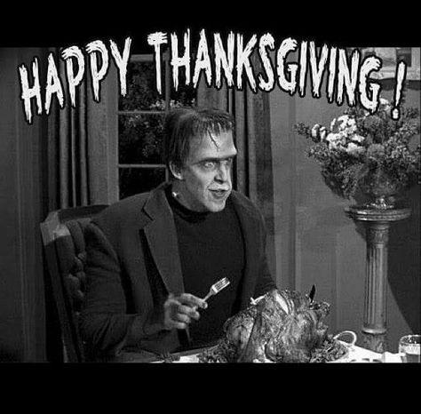 The Munster, Happy Turkey Day, The Munsters, Vintage Thanksgiving, Funny Horror, Hollywood Style, Turkey Dinner, Family Show, Classic Monsters