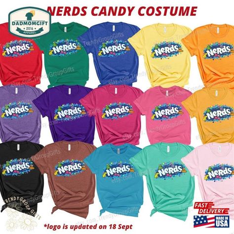 Nerd Candy Group Halloween Costumes Shirt Hoodie Classic Check more at https://dadmomgift.com/product/nerd-candy-group-halloween-costumes-shirt-hoodie-classic/ Nerd Candy, Candy Costume, Nerds Candy, Candy Costumes, Candy Theme, Nerd Gifts, Group Halloween Costumes, Costume Shirts, Halloween Candy