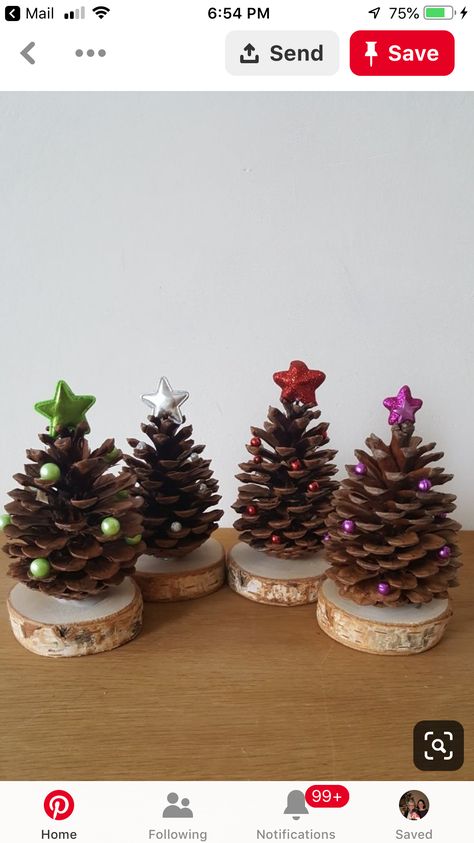 Pinecone Crafts Christmas, Handmade Christmas Crafts, Cones Crafts, Diy Christmas Decorations Easy, Pine Cone Crafts, Christmas Potpourri, Christmas Wood Crafts, Summer Decorating Ideas, Chicken Coops