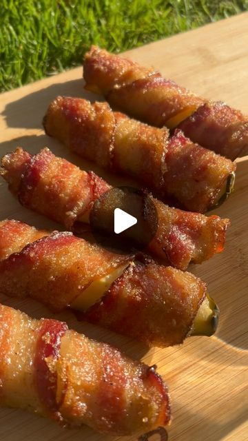 Michelle Lundstrom on Instagram: "Billionaire Bacon Wrapped Pickles🔥 @snoopdogg created some killaaa bacon that totally needed to be wrapped around pickles. They are insanely good, especially if you’re a pickle lovaaa like me 👋🏼 🥒 
•
💨 Ironwood XL @traegergrills 
🌡️ 350°
⏲️ 45/50 minutes
.
8 slices bacon (not thick cut)
Dill pickle spears @clevelandkitchen
1/2 cup light brown sugar
1/4-1/2 tsp cayenne pepper or 1 tsp red pepper flakes
1/2 tsp ground black pepper
.
Pickle Sawce
1/2 cup mayo
1 tbsp ketchup
1 tbsp prepared horseradish 
1 1/2 tbsp pickle brine
1/2 tbsp apple cider vinegar
Pinch favorite bbq rub - I used @traegergrills burger rub
Salt & black pepper, to taste
.
.
.
.
#picklelover #baconwrapped #partyfood #pickles #dillpickles #easyrecipeideas #summerfood #appetizers #baco Burger Rub, Billionaire Bacon, Dill Pickle Spears, Bacon Wrapped Pickles, Wrapped Pickles, Pickle Spears, Pickle Brine, Prepared Horseradish, Bbq Rub