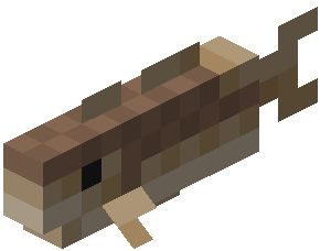 Gif Mob, Fish Gif, Minecraft Items, Iron Golem, Minecraft Comics, Image Of Fish, Fish Types, Tiny Fish, Cardboard Box Crafts