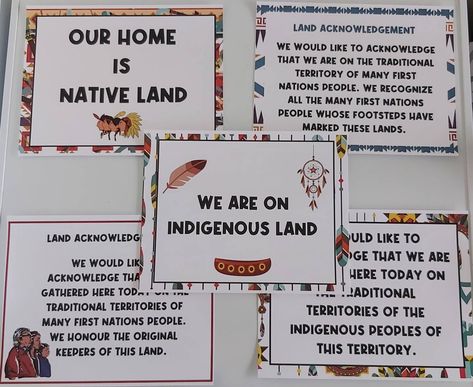 PHYSICAL COPY TO BE SHIPPED TO YOU 📬 PRINTABLE LAND ACKNOWLEDGEMENT POSTER 🪶 INCLUDES 5 DIFFERENT VERSIONS SIZE: 8.5 x 11 INCH (PDF PRINTER PAPER) 5 PAGES TOTAL ----------------- HOW TO USE: HANG 🖼️ ACKNOWLEDGE  -------------------- PRINTED ON 65 LBS CARDSTOCK PAPER DOES NOT COME LAMINATED  ------------------- Land Acknowledgement Kindergarten, Truth And Reconciliation Bulletin Board, Indigenous Teachings, Land Acknowledgement, Truth And Reconciliation, Bee Baby Shower Theme, Totem Poles, Childcare Activities, Youth Group