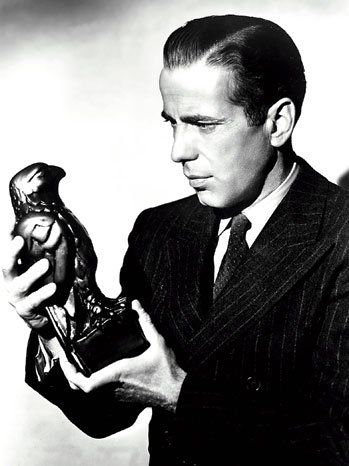 "The Maltese Falcon" statue sells for eye-popping $4 million at auction Maltese Falcon Movie, The Maltese Falcon, Maltese Falcon, Bogie And Bacall, Bogart And Bacall, Noir Movie, Film Props, Humphrey Bogart, Great Films