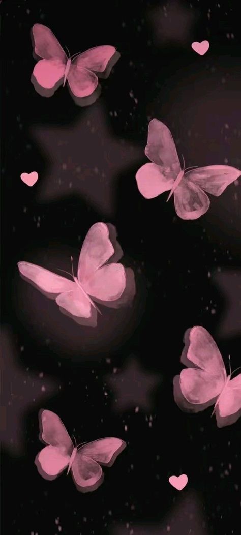 Black Pink Aesthetic Wallpaper Iphone, Aesthetic Pink And Black Wallpaper, Girly Wallpaper Iphone Black, Black And Pink Wallpaper Iphone, Butterfly Pink Aesthetic, Butterfly Pink Wallpaper, Pink And Black Aesthetic Wallpaper, Black And Pink Aesthetic Wallpaper, Black And Pink Wallpaper Aesthetic