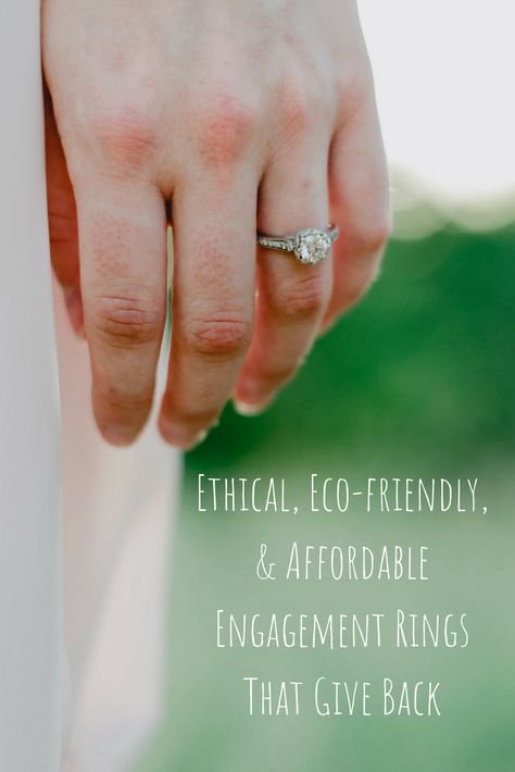 Ethical, Eco-friendly, Affordable Engagement Rings That Give Back featuring The Crown Engagement Ring by MiaDonna Crown Engagement Ring, Affordable Engagement Rings, Ethical Engagement Ring, Rose Gold Engagement Ring Vintage, Titanium Wedding Rings, Engagement Rings Affordable, Sustainable Wedding, Eco Friendly Wedding, Classic Engagement Rings