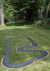 photo of homemade outdoor race track - Yahoo Search Results Outdoor Car Track, Outdoor Race Track, Backyard Race Track, Outdoor Car Track For Kids, Kids Race Track, Car Tracks For Kids, Race Car Track, Backyard Toys, Kids Races