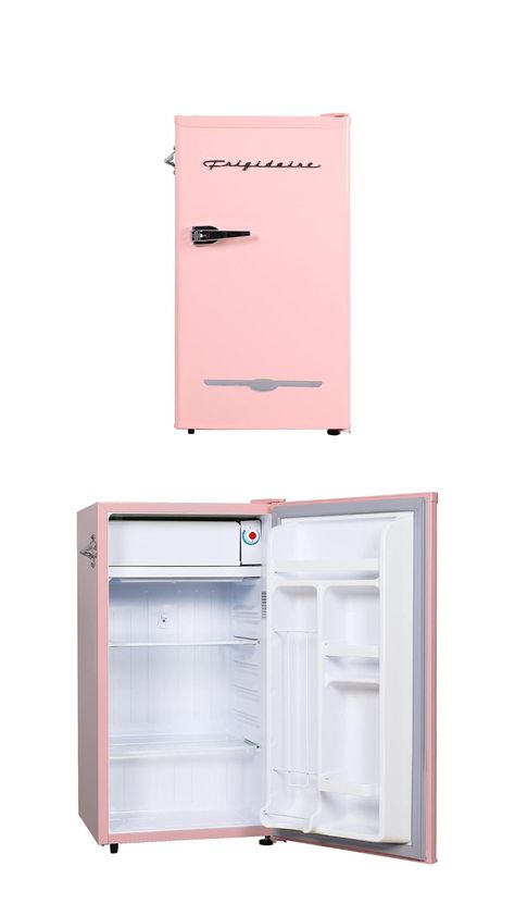 Pink smeg fridge