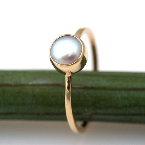 @kyleannemetals  #ring Pearl Ring Design, Cats Eye Ring, Blue Sapphire Pendant, Ring Pearl, Pearl Stone, Ring Men, Fresh Water Pearl, Pearl Set, Sterling Silver Bands