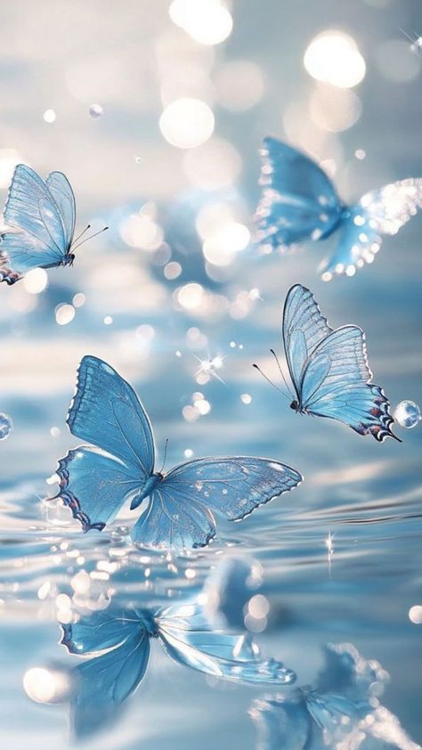 Blue Aesthetic Words Wallpaper, Cute Blue Phone Wallpaper, Cute Butterfly Wallpaper Aesthetic, Iphone Background Aesthetic Blue, Backgrand Blue, Blue Butterfly Aesthetic Wallpaper Iphone, Butterfly Wallpaper For Ipad, Blue Animal Aesthetic, Cute Blue Aesthetic Wallpaper