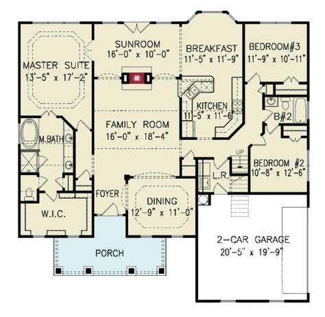 Floor Plan With Hearth Room, Floor Plans With Breakfast Nook, Sunroom Floor Plan, House Plans With Breakfast Nook, House Plans With Hearth Room, Floor Plans With Sunroom, Floor Plan With Sunroom, Sunroom Breakfast Nook, House Plans With Sunroom