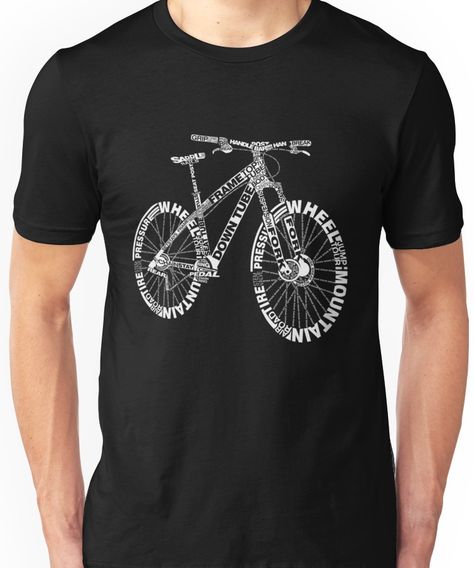 Bicycle Amazing Anatomy Mountain Bike Unisex T-Shirt Motorbike Clothing, Gift Buying Guide, Bike Boots, Biker Love, Biker Gifts, Biking Outfit, Bike Shirts, Team T Shirts, Diy Keychain