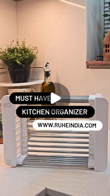 Over The Sink Dish Drying Rack, Kitchen Sink Drying Rack, Sink Rack, Basket Kitchen, Kitchen Sink Organizer, Organize Your Kitchen, Sink Drainer, Stainless Steel Sink, Dish Drainers