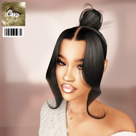 Claw Clip Sims 4 Cc, Sims 4 Cc Short Hair Female Urban, Sims 4 Lace Front Cc, Sims 4 Bun Hair, Sims 4 Cc Hair Black Women, Sims 4 Cc Baddie Clothes, Sims4cc Hairstyles, Sims Baddie, Black To Blonde