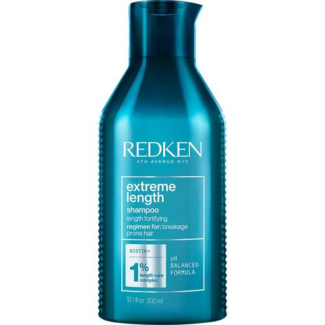 AmazonSmile: Redken Extreme Length Shampoo | For Hair Growth | Prevents Breakage & Strengthens Hair | Infused With Biotin | 10.1 Fl Oz : Everything Else Redken Conditioner, Redken Extreme Length, Redken Extreme Shampoo, Redken Extreme, Biotin Hair Growth, Restore Damaged Hair, Shampoo For Damaged Hair, Split End, Help Hair Grow