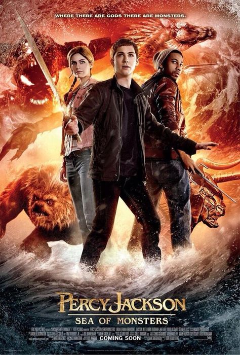 These posters are amazing. Percy Jackson Film, Percy Jackson Sea Of Monsters, Leven Rambin, Percy Jackson Movie, Jake Abel, Sea Of Monsters, Septième Art, Logan Lerman, Nathan Fillion