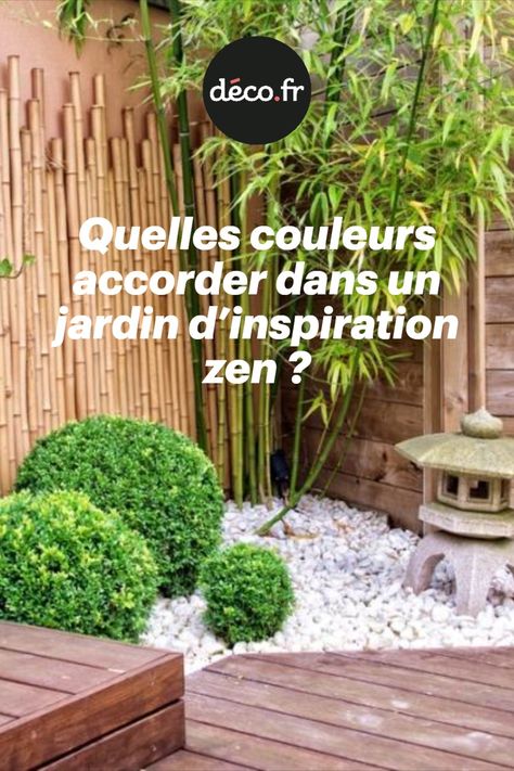 Si vous êtes à la recherche d'un jardin qui vous apporte bien-être et sérénité, c'est peut-être vers le jardin zen qu'il faut que vous vous dirigiez. Alors avant de vous lancer, découvrez les couleurs idéales à accorder dans un jardin d'inspiration zen. Plants Poster, Healing Herbs, Feng Shui, Zen, Herbs, Healing, Patio, Plants, Patios