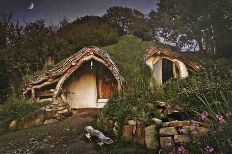 Hobbit House in Wales www.shltr.net/dale-hobbit Casa Do Hobbit, Case Sotterranee, Fairy Tale Home, Casa Hobbit, Sheltered Housing, Woodland House, Earth Sheltered, Hobbit Hole, Cob House