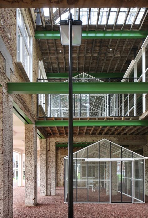 PC CARITAS,© Filip Dujardin Loft Designs, Industrial Architecture, Urban Loft, Adaptive Reuse, Van Der Rohe, Mies Van Der Rohe, Old Building, Built Environment, Landscape Architect