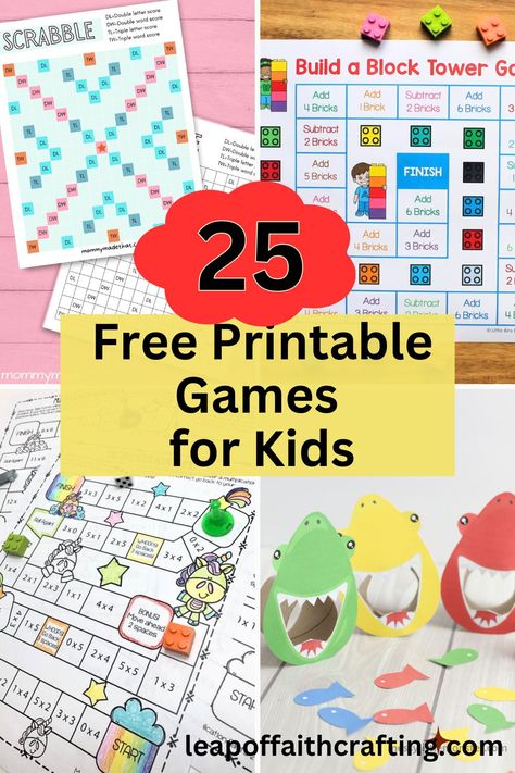 printable games for kids Card Games For Kids Printable, Easy Card Games For Kids, Printable Board Games For Kids, Printable Card Games, Classroom Birthday Treats, Easter Free Printables, Free Printables Christmas, Christmas Free Printables, Charades For Kids