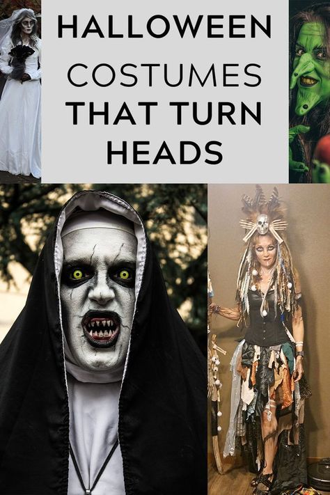 Best Scary Women’s Halloween Costumes Scary Womens Halloween Costumes, Scary Women, Nun Halloween Costume, Womens Halloween Costumes, Nun Halloween, Halloween Costumes Women Scary, Iconic Halloween Costumes, Character Halloween Costumes, Creepy Halloween Costumes