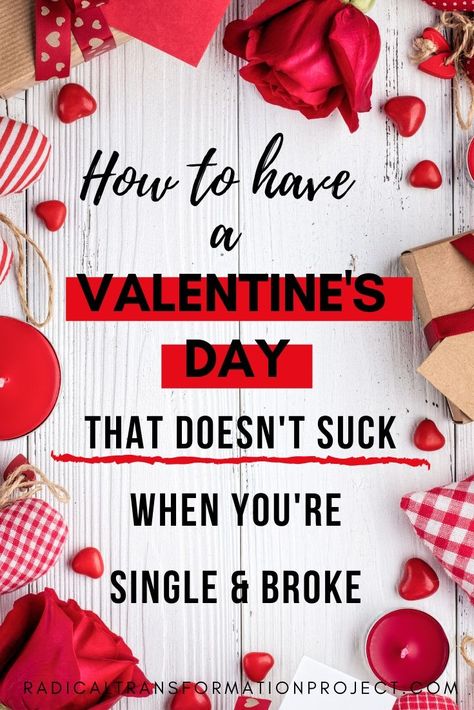 What to do for valentines day when you're single or don't have any money. Check out this guide for having an awesome valentines day when you're single. #valentinesday #single Health Encouragement, Quotes Happy Life, Valentines For Singles, Happiness Challenge, Choose Happiness, Single People, Happy Mood, Still Single, Personal Growth Motivation