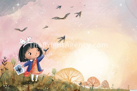 Lucy Fleming Illustrations, Illustration Kunst, Illustration Art Kids, Friends Illustration, Art Mignon, Book Illustration Art, Art Et Illustration, Children Book, Bird Drawings