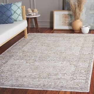 SAFAVIEH Mason Maebell Vintage Rug - Bed Bath & Beyond - 40461416 Neutral Area Rugs In Living Room, Dark Grey Color Palette, Ornate Border, Gray Runner Rug, Neutral Area Rugs, Grey Color Palette, Dark Grey Color, Round Area Rugs, Living Room Inspo