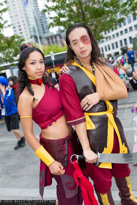 Katara and Zuko Zuko And Katara Costume, Katara And Zuko Costume, Zuko Costume, Katara Costume, Katara And Zuko, Zuko Avatar, Zuko And Katara, Horror Halloween Costumes, Avatar Zuko