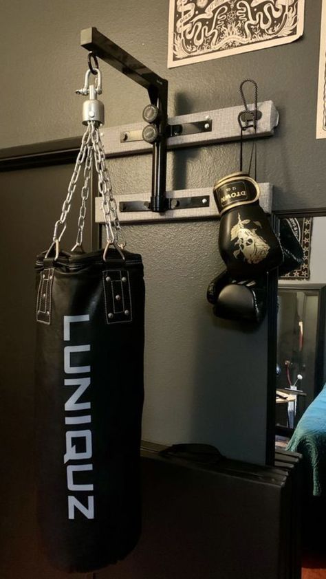 🥋 Striking Surprises: Explore the ultimate gifts for a martial artist, tailored to bring joy and inspiration to his martial arts journey. #MartialArtsGifts 🎁👊 Punching Bag, Boxing Gloves, Boxing, Gloves, Black And White, Bedroom, Wall, White, Black