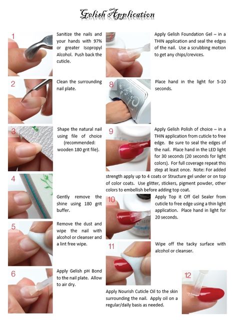 Learning How To Do Gel Nails, Nail Polish Application Tips, Gel Nails Application How To Apply, Gel Polish Application Tutorials, Applying Gel Polish Tutorials, Gel X Beginner, Steps For Gel Nails At Home, Gel Nail Process, Gel Nails Process