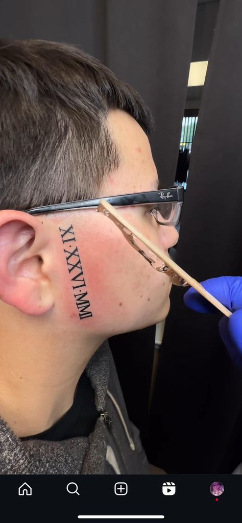 Crazy Roman Numerals Tattoo 🙄 Roman Numerals Tattoo, Numerals Tattoo, Create A Tattoo, Roman Numeral Tattoos, Intricate Tattoo, Perfect Tattoo, Elegant Tattoos, Dog Tattoo, Roman Numerals