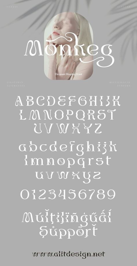 The Monkeg Typeface is made with the concept of a modern font display that gives a unique impression because it has a curvy shape like waves that is charming and unique. The serif style adopted by the Mongkeg font is a 2022 style font, has a unique swash alternative, has a large selection of ligatures. In addition. Archi Lettering, Curvy Font, Font Gothic, Math Formula Chart, Typography Drawing, Fonts Ideas, Ancient Writing, Lettering Guide, Instagram Feed Layout