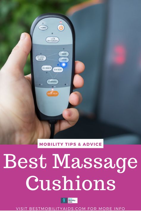 Massage cushions can provide relief from aches and pains without having to leave home. Learn about the benefits of using one and find out about the best models. #MassageCushion #PainRelief #BestMobilityAids Best Massage, Massage Cushions, Mobility Aids, Neck Massage, Best Model, Massage Therapy, Pain Relief, To Leave, Are You The One