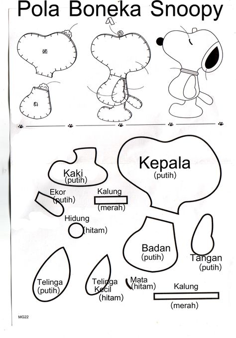 Oooooh! Felt Snoopy pattern.   No directions, but none are really needed. White & black felt, no margins, blanket stitch to join & close. Felt Pattern, Felt Patterns, Plush Pattern, Felt Christmas Ornaments, Punch Art, Blanket Stitch, Sewing Toys, Applique Patterns, Felt Diy