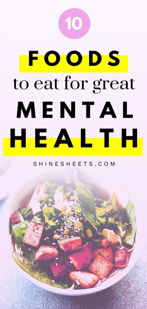 10 Foods For Mental Health & Better Mood | ShineSheets Low Sugar Yogurt, Simple Foods, Nutrition Certification, Low Carb Treats, Good Mental Health, Foods To Eat, Healthy Nutrition, Brain Health, Mental Wellness