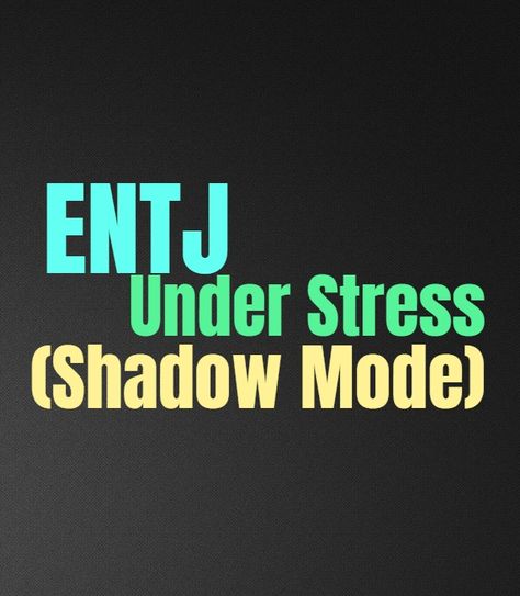 ENTJ Under Stress (Shadow Mode): The ENTJs Unhealthy Dark Side When it comes to times of extreme stress and change, it can be challenging to remain in the same structure as usual. Many people can go into their shadow when they are feeling extremely stressed or undergoing trauma in their lives. This makes it challenging … Entj Facts, Entj Quotes, Extraverted Intuition, Enfj Personality, Entj Personality, Introverted Sensing, Introverted Thinking, Feeling Stuck In Life, Personality Growth