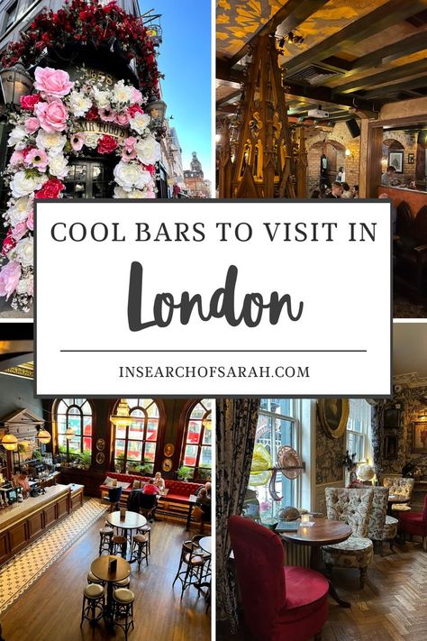 cool bars in london england Cool Bars In London, Best Bars London, England Travel Outfits, London Christmas Market, What To Do In London, Bars In London, London In December, London Tips, Best Cocktail Bars