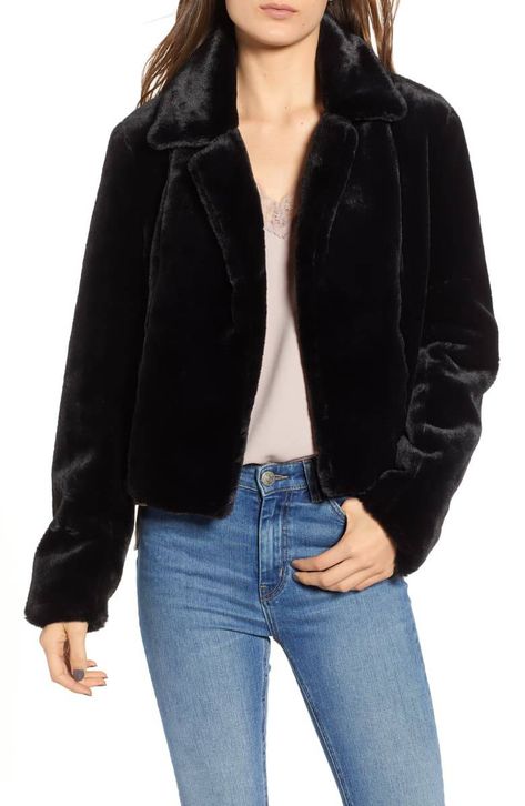 The Best Winter Clothing Under $100 | Who What Wear UK Faux Fur Cropped Jacket, Nye Outfits, Long Sleeves Coats, Denim Jacket Men, Blank Nyc, Denim Jacket Women, Leather Jackets Women, Leather Jacket Men, Faux Fur Jacket