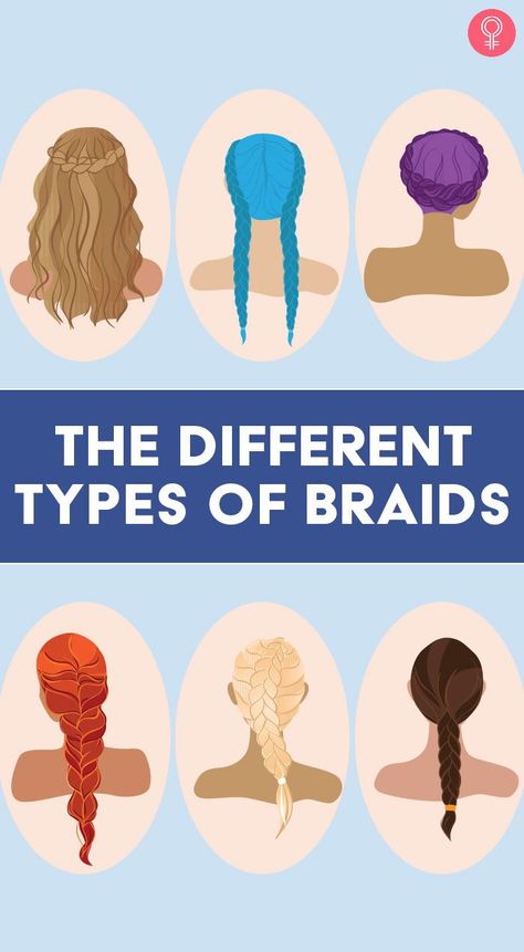 The Different Types Of Braids: Not to mention, there is a braid for every mood – messy, neat, and everything in between. That is how versatile braids are! To help you navigate your way through this big world of braids, here is the complete guide to all the different types of braids and how you can try them out! #braids #hairstyle #hairstyleideas Braided Hairstyles Long, Versatile Braids, Haircut Trend 2023, Haircut Tutorial Step By Step, Braid Types, Different Types Of Braids, Bob Haircut Tutorial, Hair Dye Color Ideas, Hairstyles List