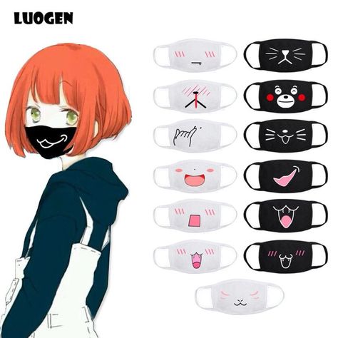 Anime Mask, Slim And Sassy, Anime Mouths, Mouth Mask Fashion, Mask Aesthetic, Mask Drawing, Kawaii Faces, Fotos Aesthetic, Mask Fashion