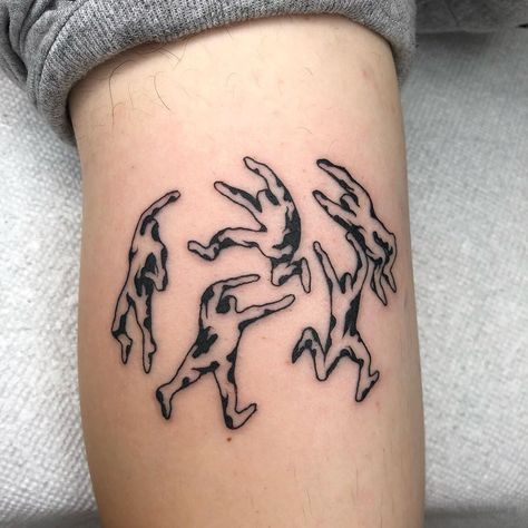 New York✨ on Instagram: “Circle of dancers” Dancing Circle Tattoo, Dancing People Tattoo, People Tattoo, Dancer Tattoo, Dance Tattoo, Dancing People, Circle Tattoo, Demon Tattoo, Male Dancer