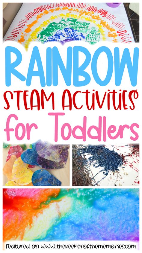 Like sensory play, STEAM activities help teach children problem solving skills and encourage communication. To get in on STEAM learning fun with your toddler, check out these fun rainbow STEAM play activities that your little one is sure to love. #STEAM #toddler #toddlerSTEAM #toddleractivities Rainbow Playdough, Best Playdough Recipe, Color Activities For Toddlers, Steam Lessons, Thanksgiving Worksheets, Rainbow Activities, Kindergarten Worksheets Free Printables, Steam Learning, Homeschool Crafts