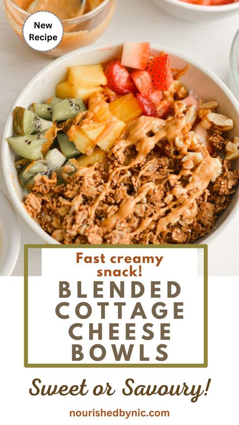 BLENDED COTTAGE CHEESE BOWLS Salmon And Cottage Cheese, Savory Cottage Cheese Dip, Cottage Cheese Bowl Recipes Savory, Recipes With Blended Cottage Cheese, Cottage Cheese Chicken Bowl, Cottage Cheese And Chicken Recipes, Cottage Cheese Taco Bowl, Savory Cottage Cheese Bowl, Cottage Cheese Dinner Recipes