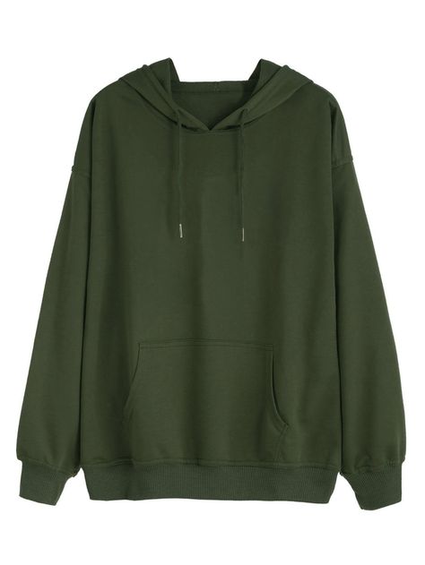 Free Returns ✓ Free Shipping On Orders $49+ ✓. Kangaroo Pocket Hooded Sweatshirt- Sweatshirts at SHEIN. Shein Hoodie, Big Hoodie, Mesh Hoodie, Raglan Sleeve Sweatshirt, Solid Hoodie, Womens Sweatshirts Hoods, Hoodie Jumper, Plus Size Outerwear, Striped Hoodie