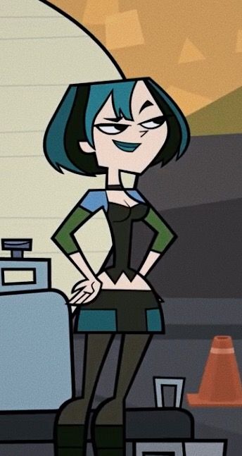 Big Cartoon Characters, Gwen A Tutto Reality, A Tutto Reality, Gwen Aesthetic, Gwen Tdi, Grunge Girl Aesthetic, Island Tattoo, Drama Total, Art Tools Drawing