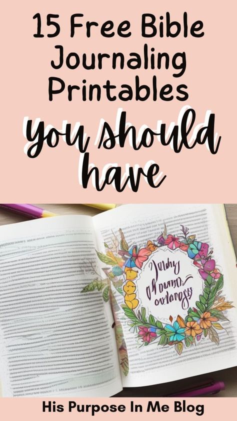 15 Free Bible Journaling Printables you should have